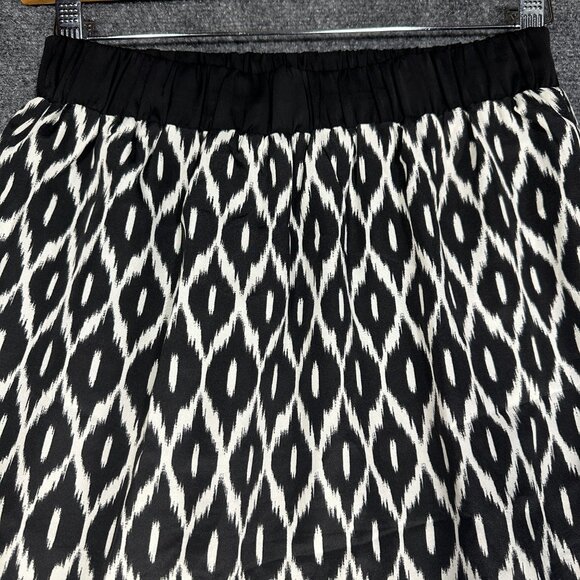 Anthropologie Pins and Needles Skirt Womens Small Black White Pull On Elastic - Picture 7 of 7